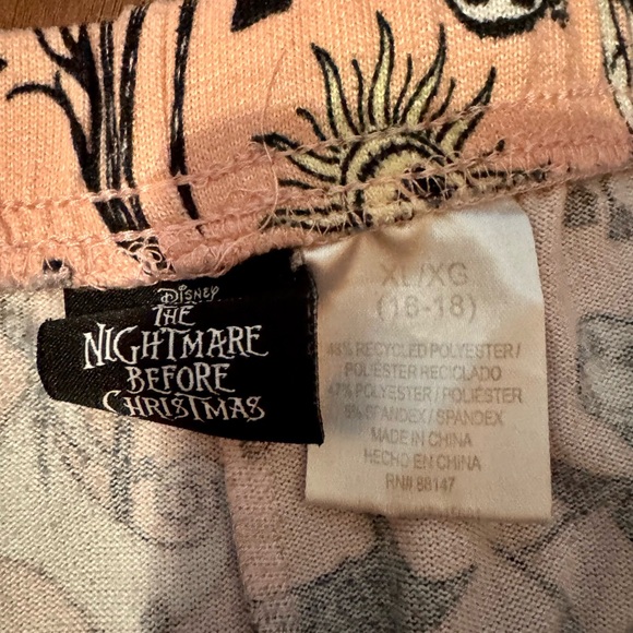 Disney Nightmare Before Christmas Sleep Shorts PJs 2 Pair Bundle XL - Picture 4 of 5